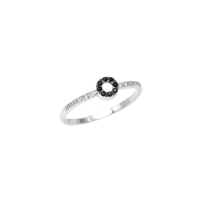 Ring in white gold K14 D6056