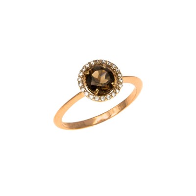 Rosette Ring in Rose Gold K14 D5332