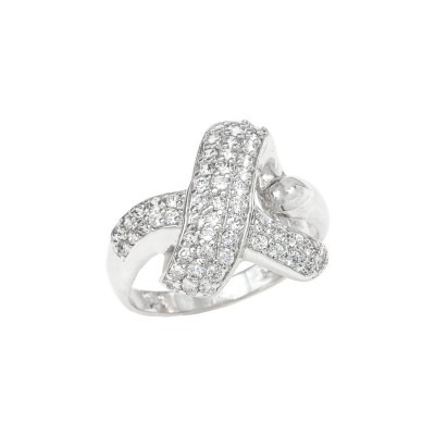 Ring in White Gold K14 D3272