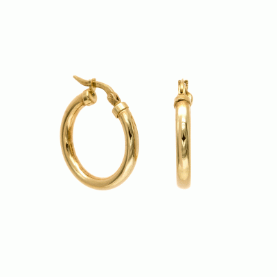 Hoop Earrings in 14K Gold SKG3357