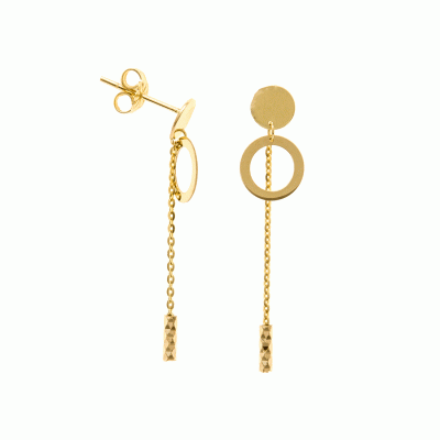 14K Gold Dangle Earrings SG7582