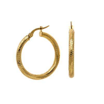 Hoop Earrings in K14 Gold SKG7992