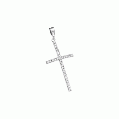 Cross in 9K White Gold STG6329