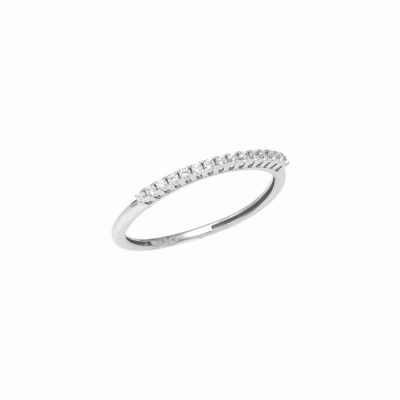 Series Ring in White Gold K14 D9067