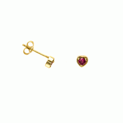 Solitaire Earrings in K9 Gold SKG7802