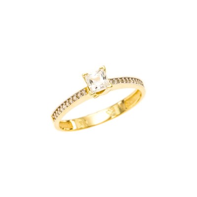 Single Stone Ring in Gold 14K D5616