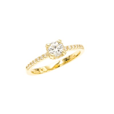 Single Stone Ring in Gold 14K D8184