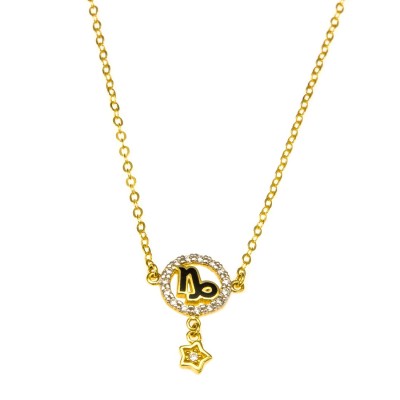 Necklace with Zodiac Sign in Gold 9K KG8384