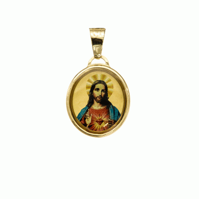 Christ Amulet in 14K Gold PG7554