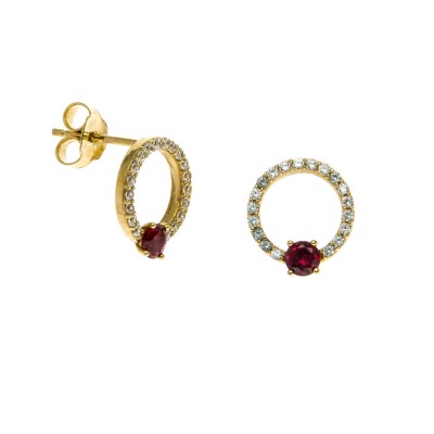 Earrings Gold K14 SKG9626