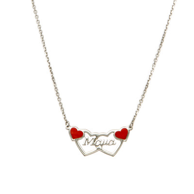 "Mom" Necklace in 925 Silver KAL10697