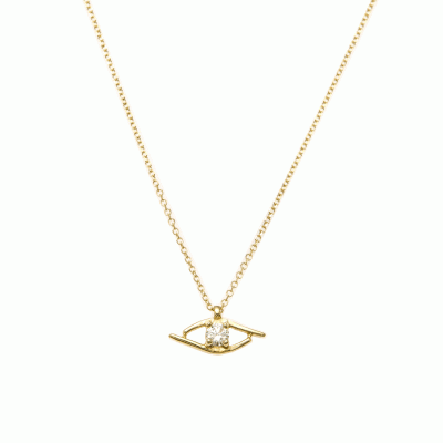 Necklace with Eye in 9K Gold KG11202