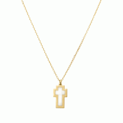 Cross Necklace in 9K Gold KG11210